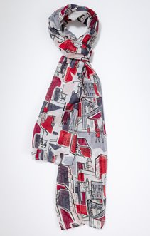 Grand foulard imprimé