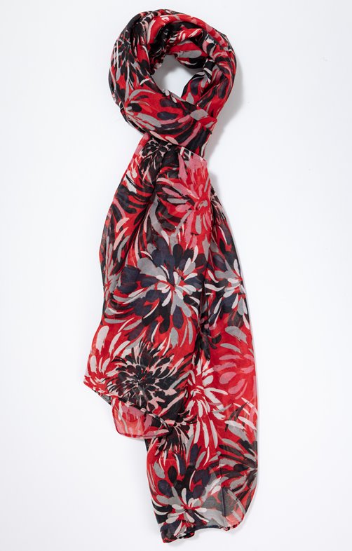 Grand foulard imprimé