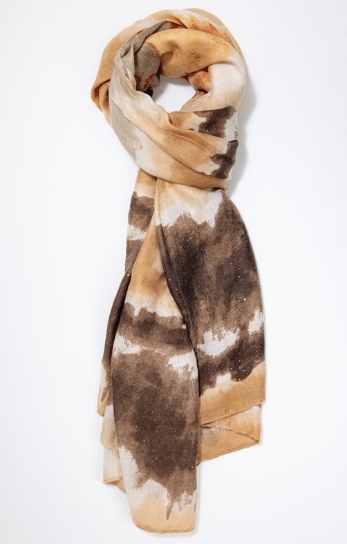 Grand foulard imprimé semi léger