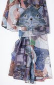 Grand foulard léger imprimé