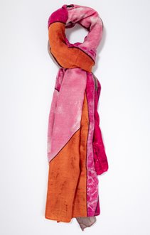 Grand foulard semi léger imprimé