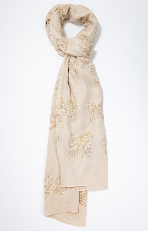 Grand foulard léger imprimé