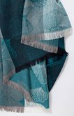 Foulard jacquard ginkgo