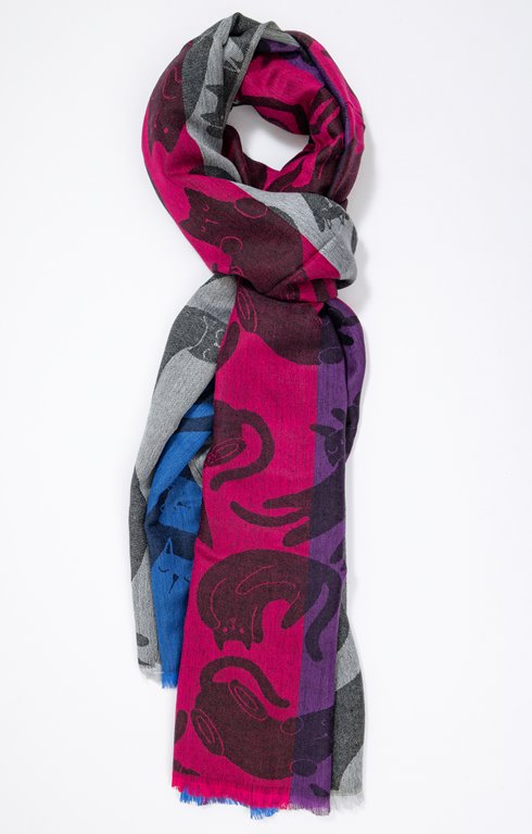 Foulard jacquard classique