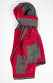Foulard chaud jacquard chats
