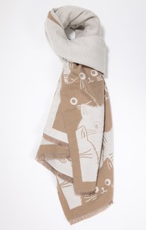 Foulard jacquard chaud