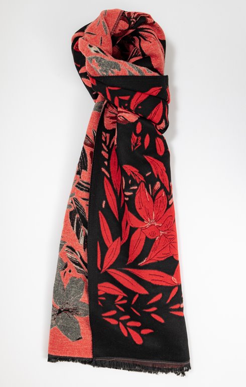 Foulard jacquard chaud