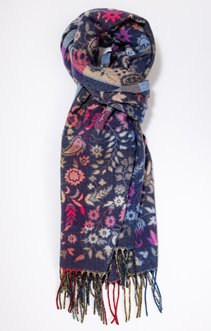 Foulard jacquard chaud