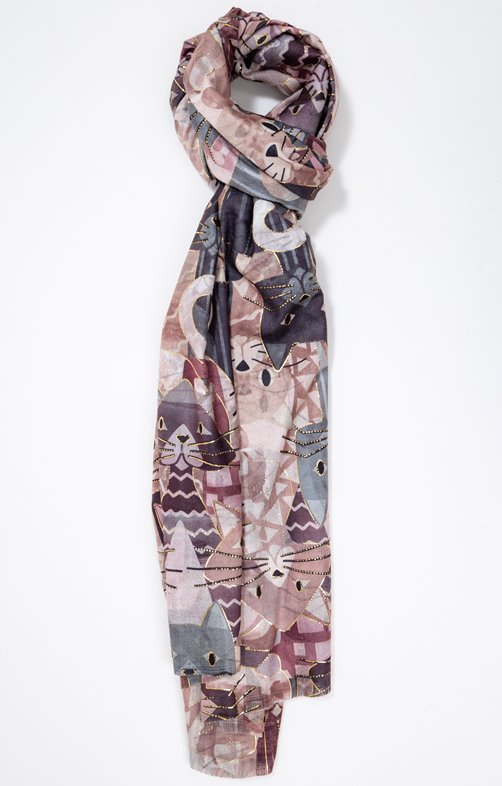 Foulard chaud imprimé