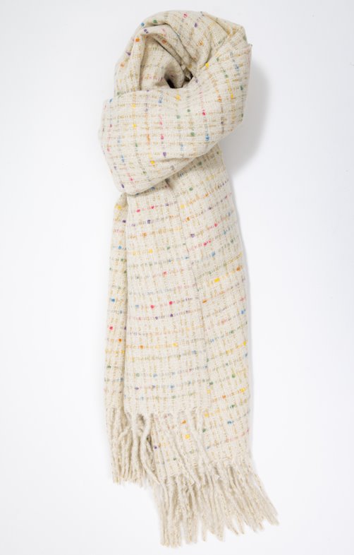 Foulard jacquard chaud