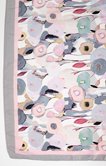 Petit foulard carré motif fleurs