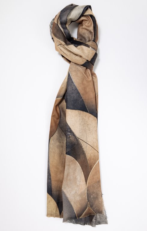 Foulard chaud imprimé