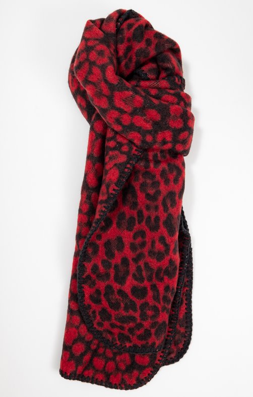 Echarpe chaude léopard
