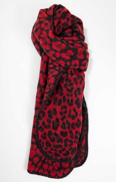 Echarpe chaude léopard