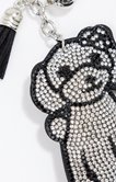 Porte-clé chien à strass