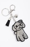 Porte-clé chien à strass