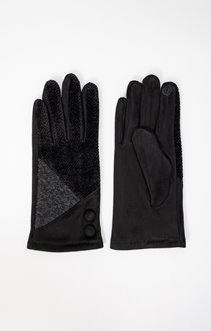 Gants en patch avec gros boutons