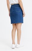 Jupe en denim genoux et ceinture