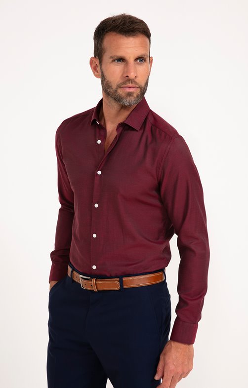 Chemise à manches longues Microtriangle