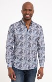 Chemise regular à motifs imprimés