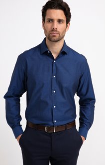 Chemise manches longues coupe regular 