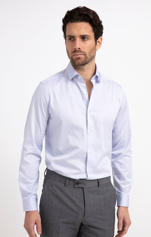 Chemise manches longues coupe ajustée