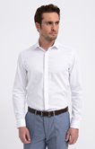 Chemise manches longues coupe ajustée 