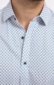 Chemise regular à motifs imprimés