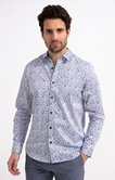 Chemise regular à motif floral