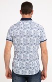 Chemise ajustée à motifs imprimés