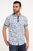 Chemise ajustée à motifs imprimés