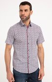 Chemise regular à motifs imprimés
