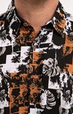 Chemise regular à motifs imprimés