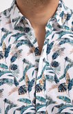 Chemise regular à motifs imprimés