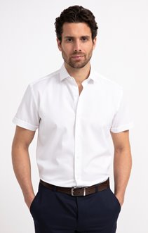 Chemise manches courtes coupe regular