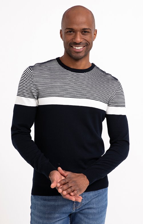 Pull rayé
