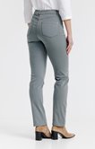 Pantalon coupe droite détail zip 