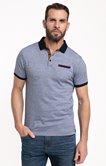 Polo manches courtes Jacquard