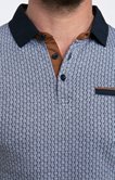Polo manches courtes Jacquard