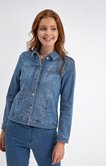 Blouson en jean double stone
