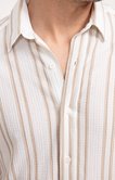 Chemise manches courtes Crepstripes