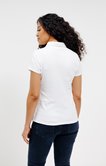 Tee-shirt col chemise manches courtes