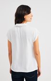 Tee-shirt col chemise 