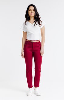 Pantacourt coton et ceinture