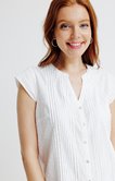 Chemisette unie 