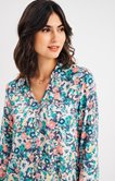 Blouse col chemise avec poches