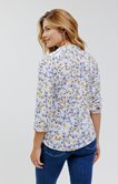 Blouse col chemise imprimée 