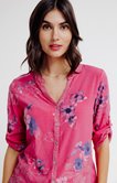 Chemise imprimée avec sequins 