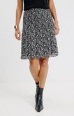Jupe imprimée plissée courte