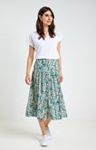 Jupe imprimée avec dos élastiqué